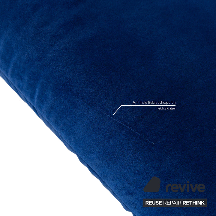 Brühl Quint fabric three-seater blue manual function sleeping function