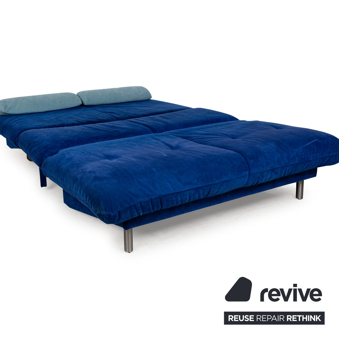 Brühl Quint fabric three-seater blue manual function sleeping function