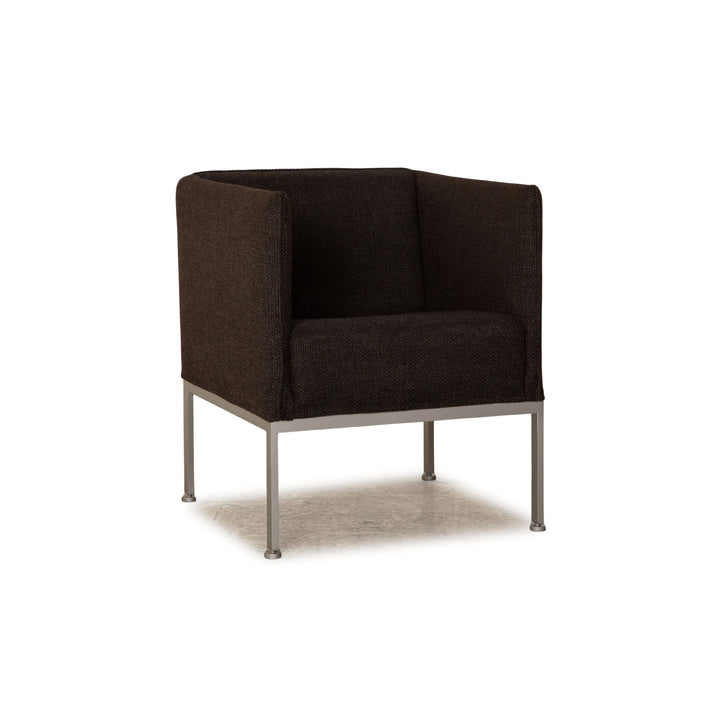 Brühl Randolph fabric armchair dark gray