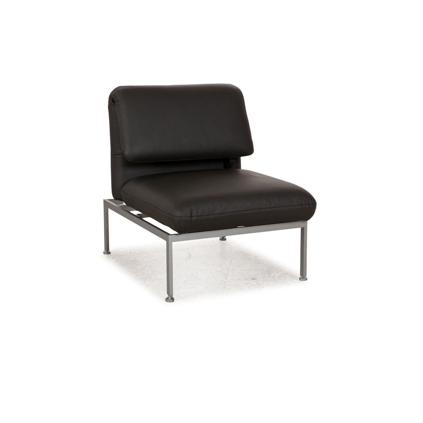 Brühl Roro Leather Armchair Grey Manual Function