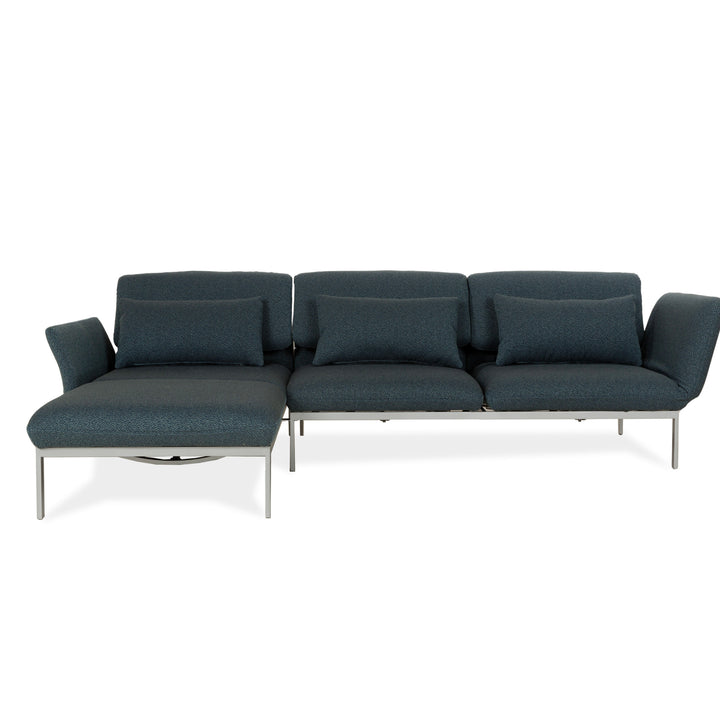 Brühl Roro Stoff Grau Ecksofa Couch Funktion Relaxfunktion Schlaffunktion
