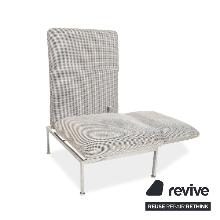 Brühl roro Stoff Sessel Creme Grau Beige manuelle Funktion