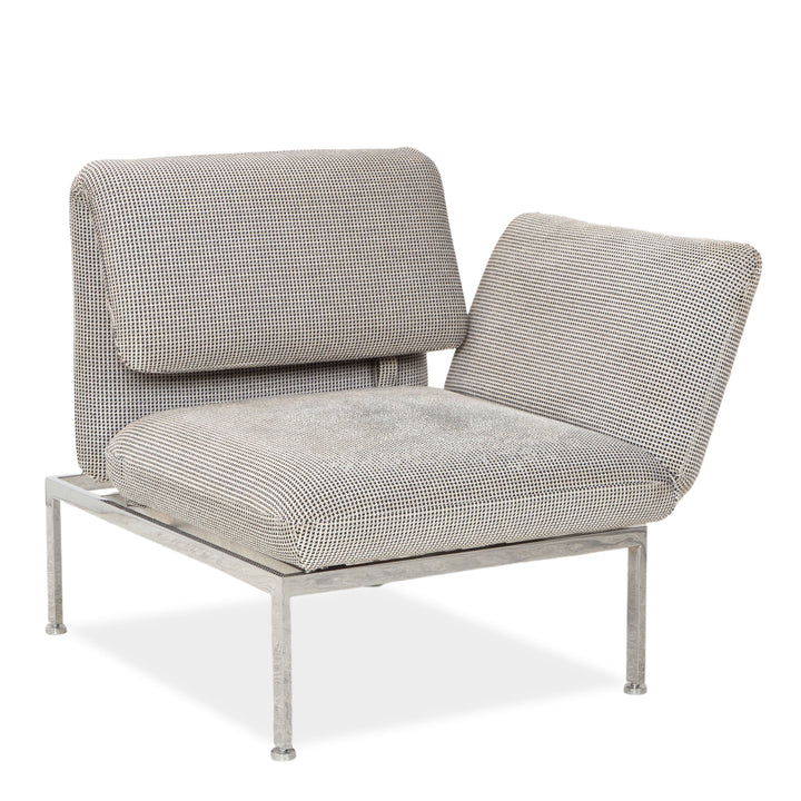 Brühl roro Stoff Sessel Creme Grau Beige manuelle Funktion