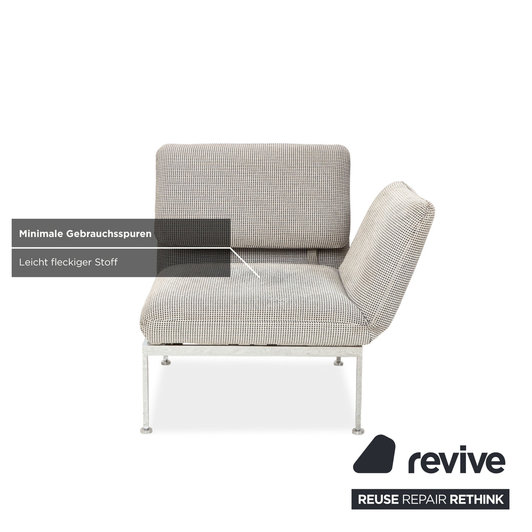 Brühl roro Stoff Sessel Creme Grau Beige manuelle Funktion