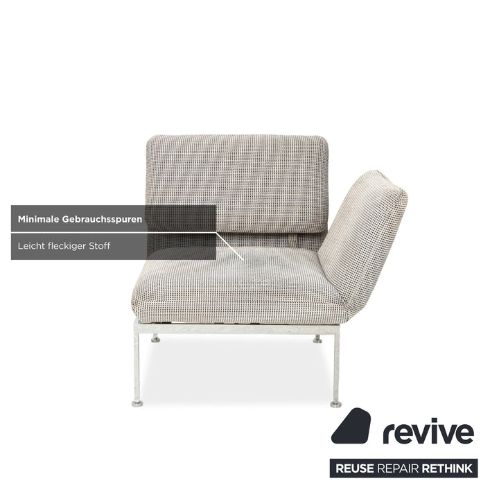 Brühl roro Stoff Sessel Creme Grau Beige manuelle Funktion