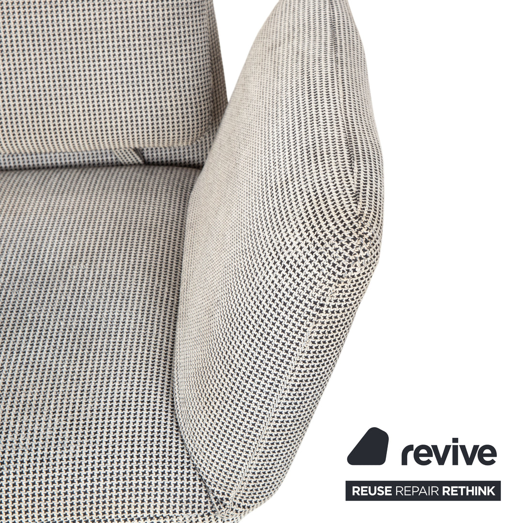 Brühl roro Stoff Sessel Creme Grau Beige manuelle Funktion