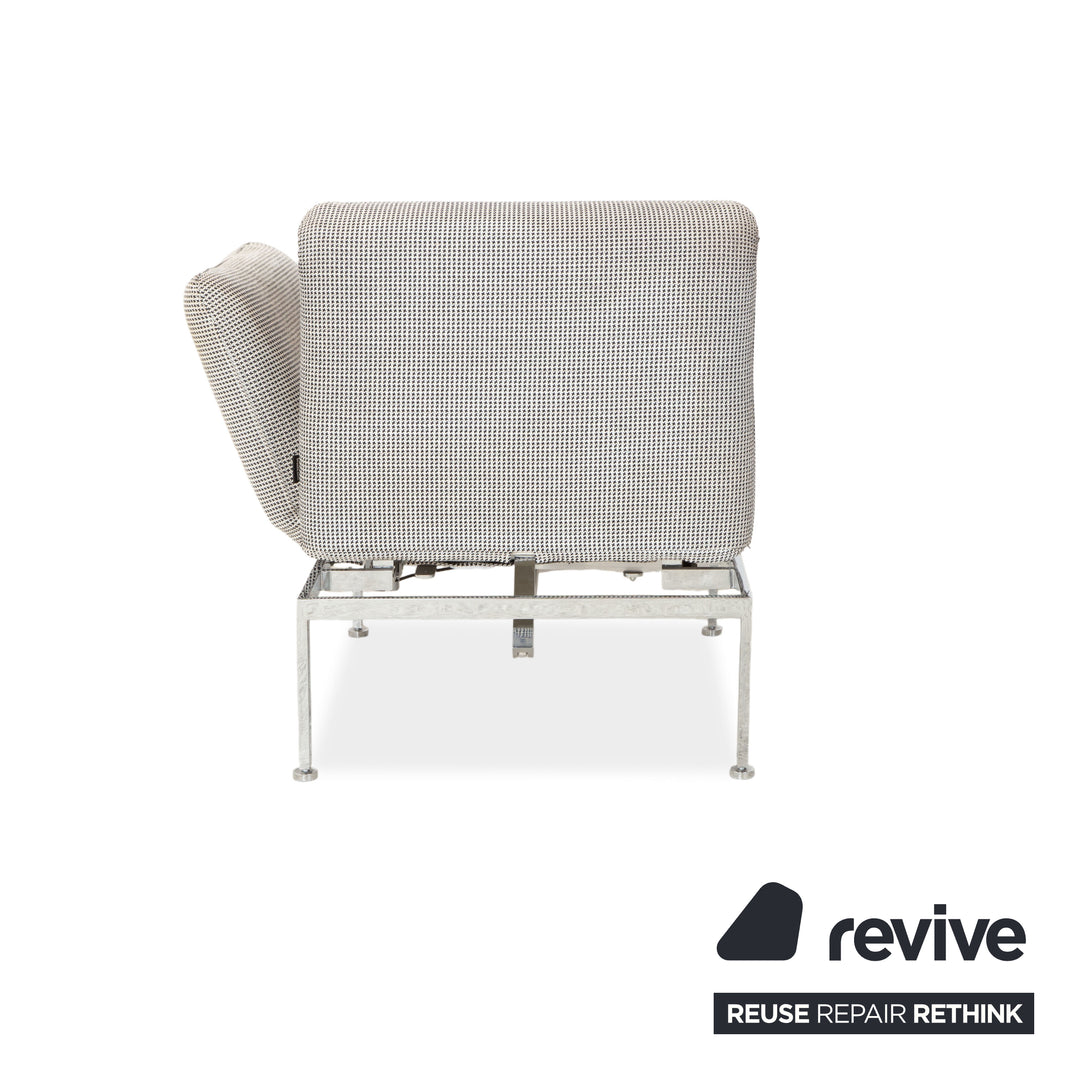 Brühl roro Stoff Sessel Creme Grau Beige manuelle Funktion