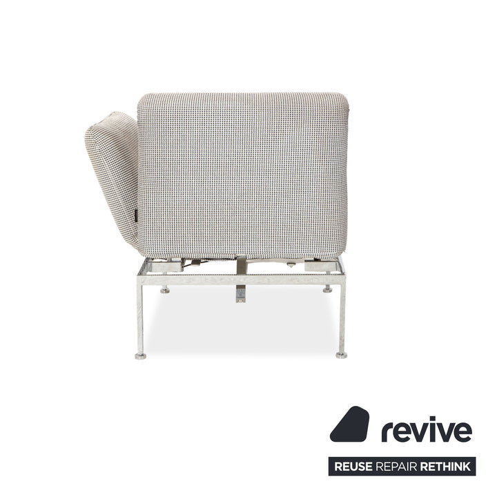 Brühl roro Stoff Sessel Creme Grau Beige manuelle Funktion