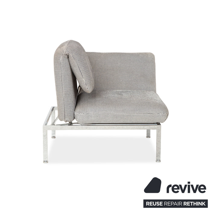 Brühl roro Stoff Sessel Creme Grau Beige manuelle Funktion