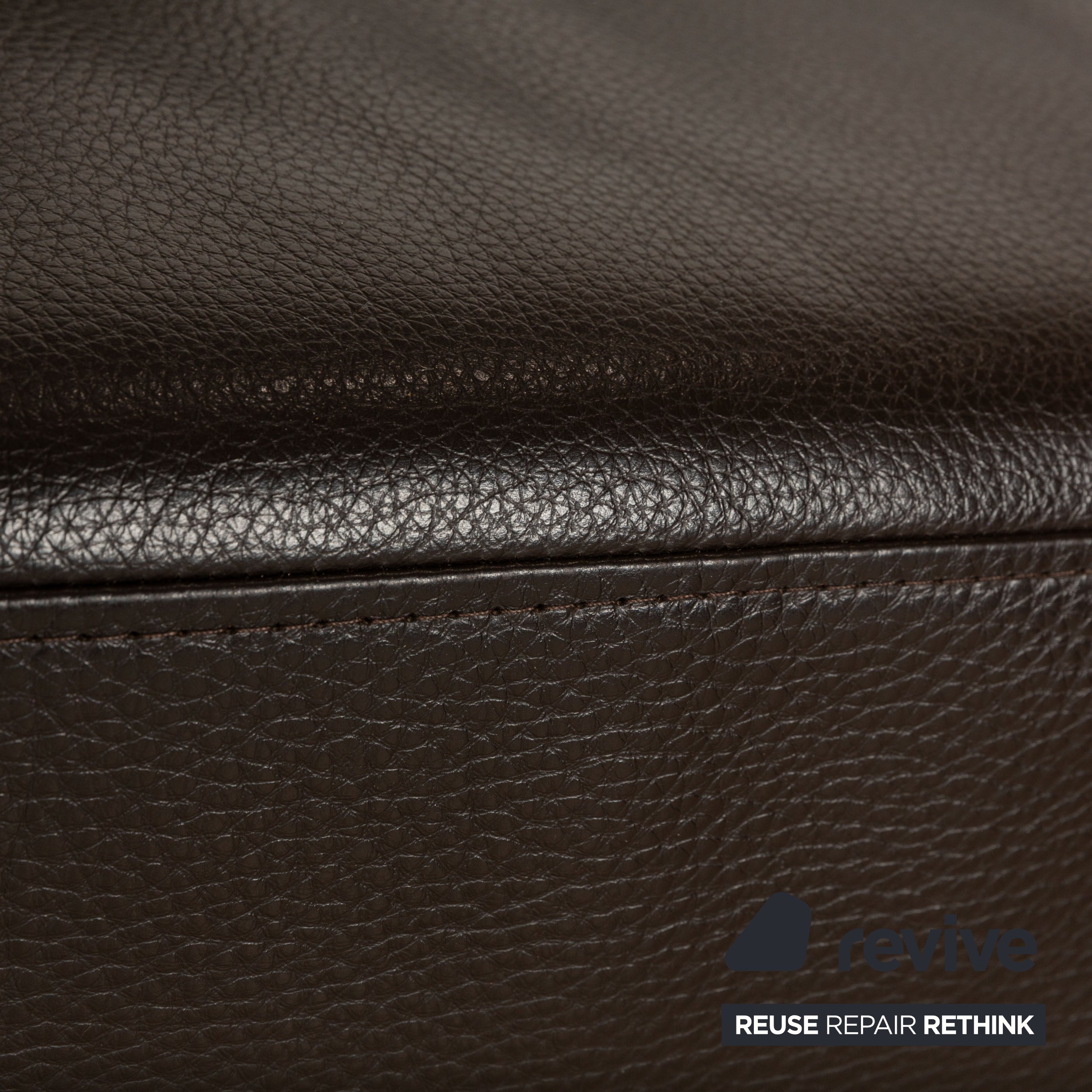 Brühl Sunrise Leder Ecksofa Braun Sofa Couch manuelle Funktion