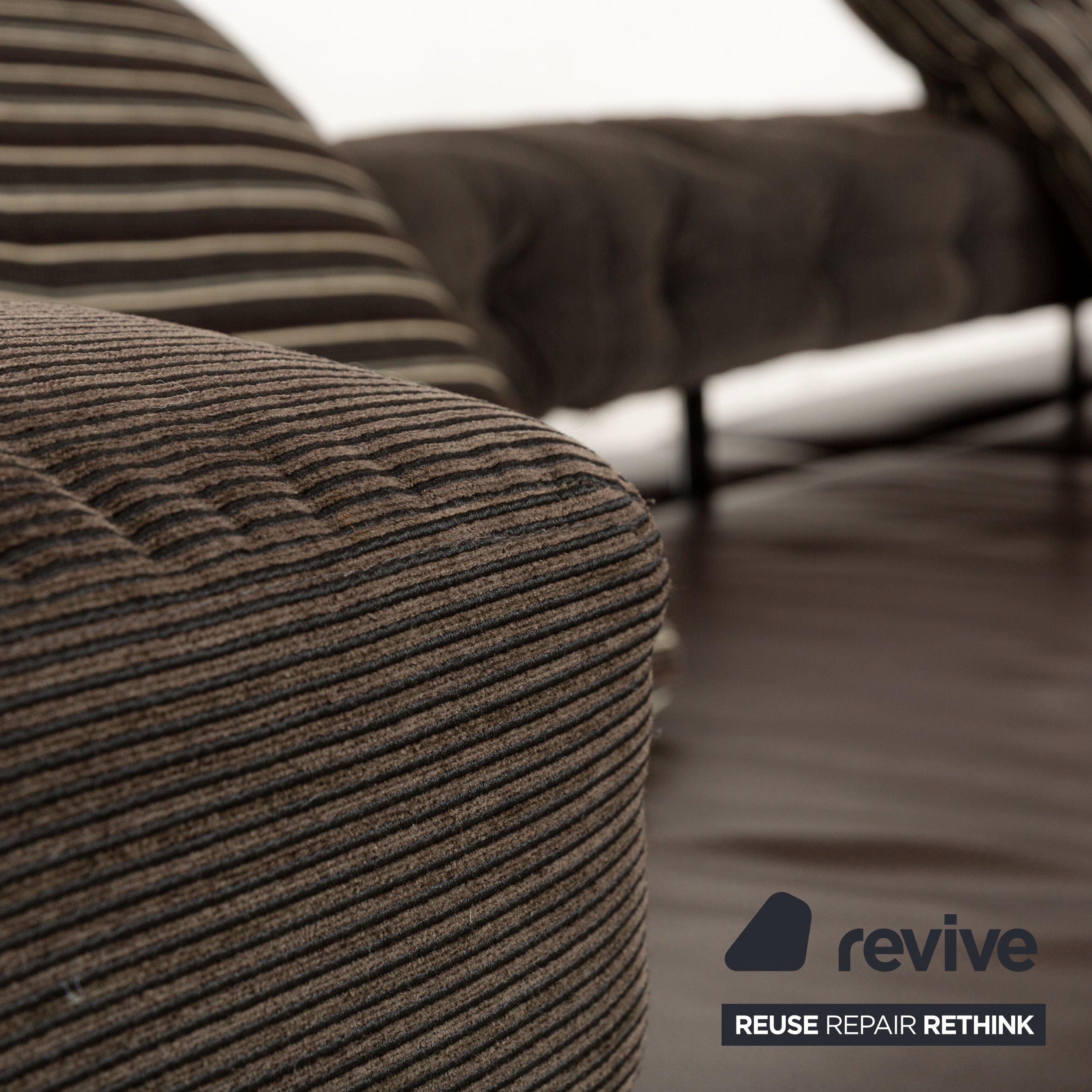 Brühl Sunrise Leder Ecksofa Braun Sofa Couch manuelle Funktion