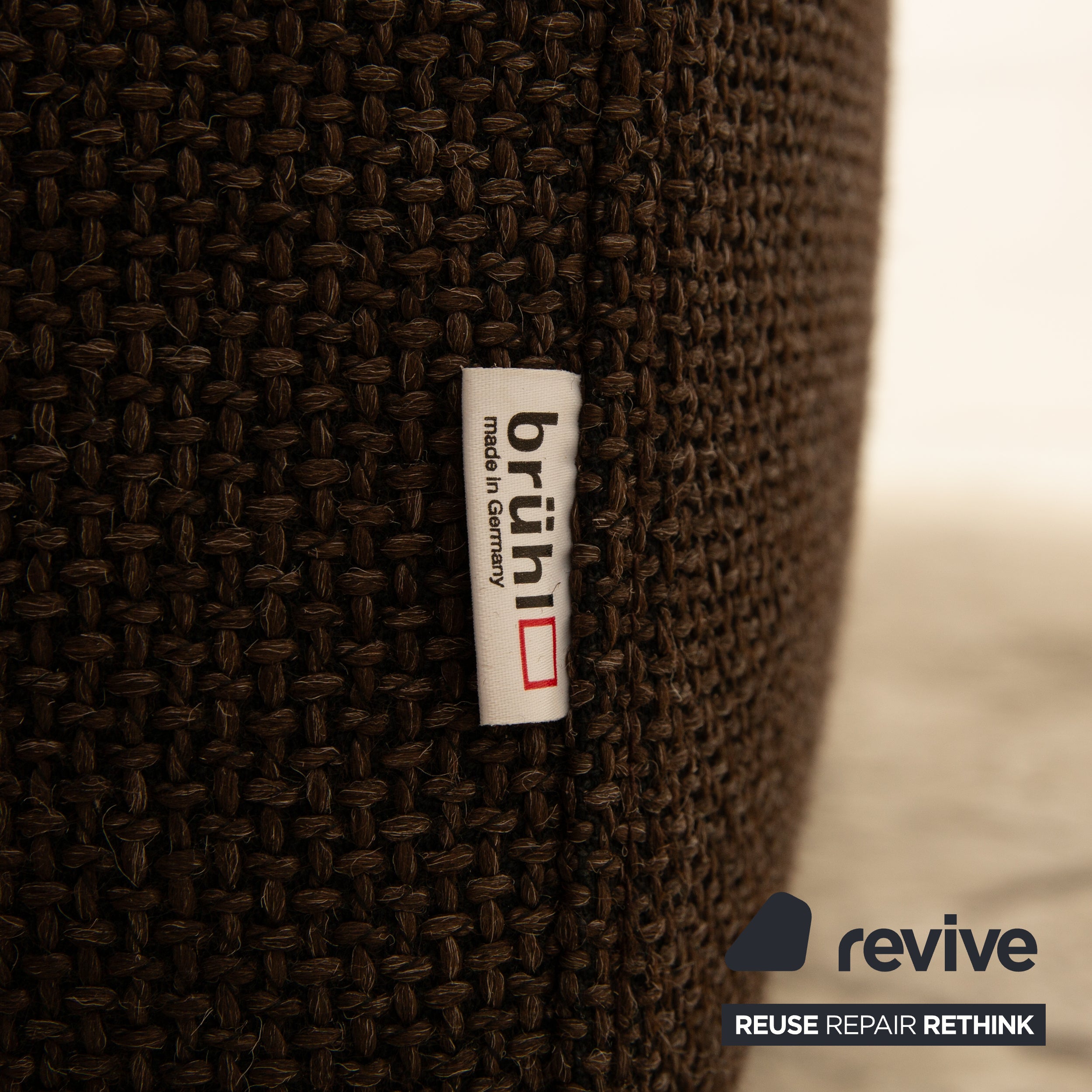 Brühl Sunrise Stoff Ecksofa Braun manuelle Funktion Sofa Couch