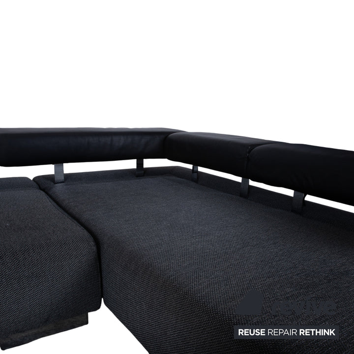 Brühl Sunrise Stoff Leder Ecksofa Sofa Couch manuelle Funktion