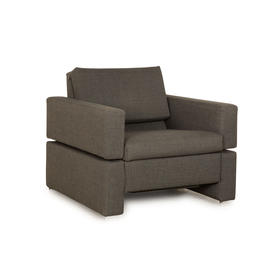 Brühl Tomo fabric armchair grey manual function