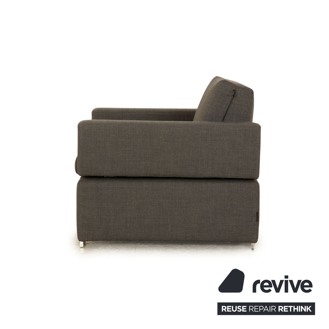 Brühl Tomo fabric armchair grey manual function