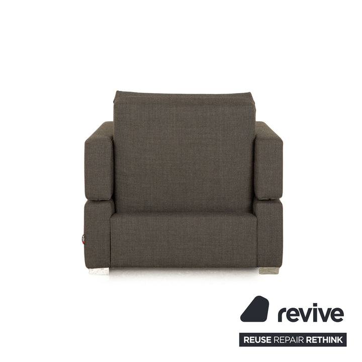 Brühl Tomo fabric armchair grey manual function