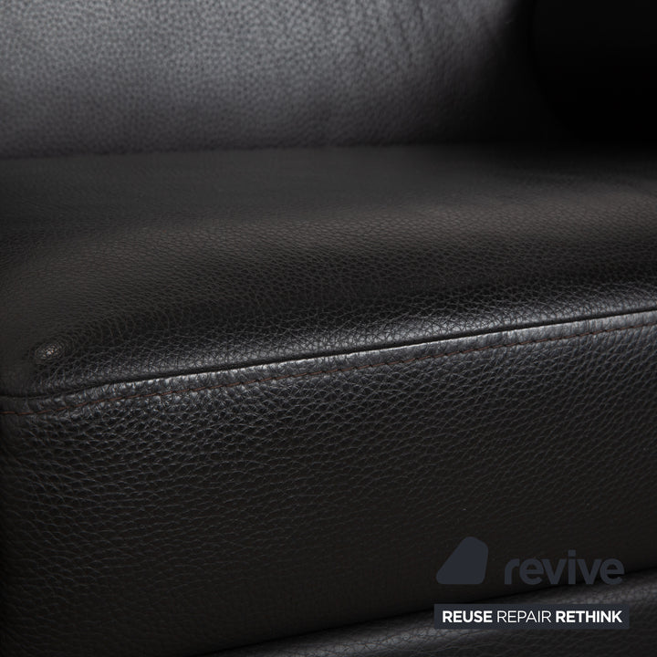 Brühl Visavis Leder Liege Schwarz