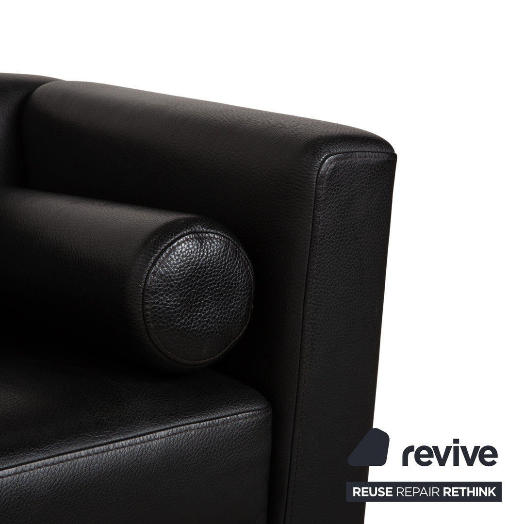 Brühl Visavis Leder Liege Schwarz