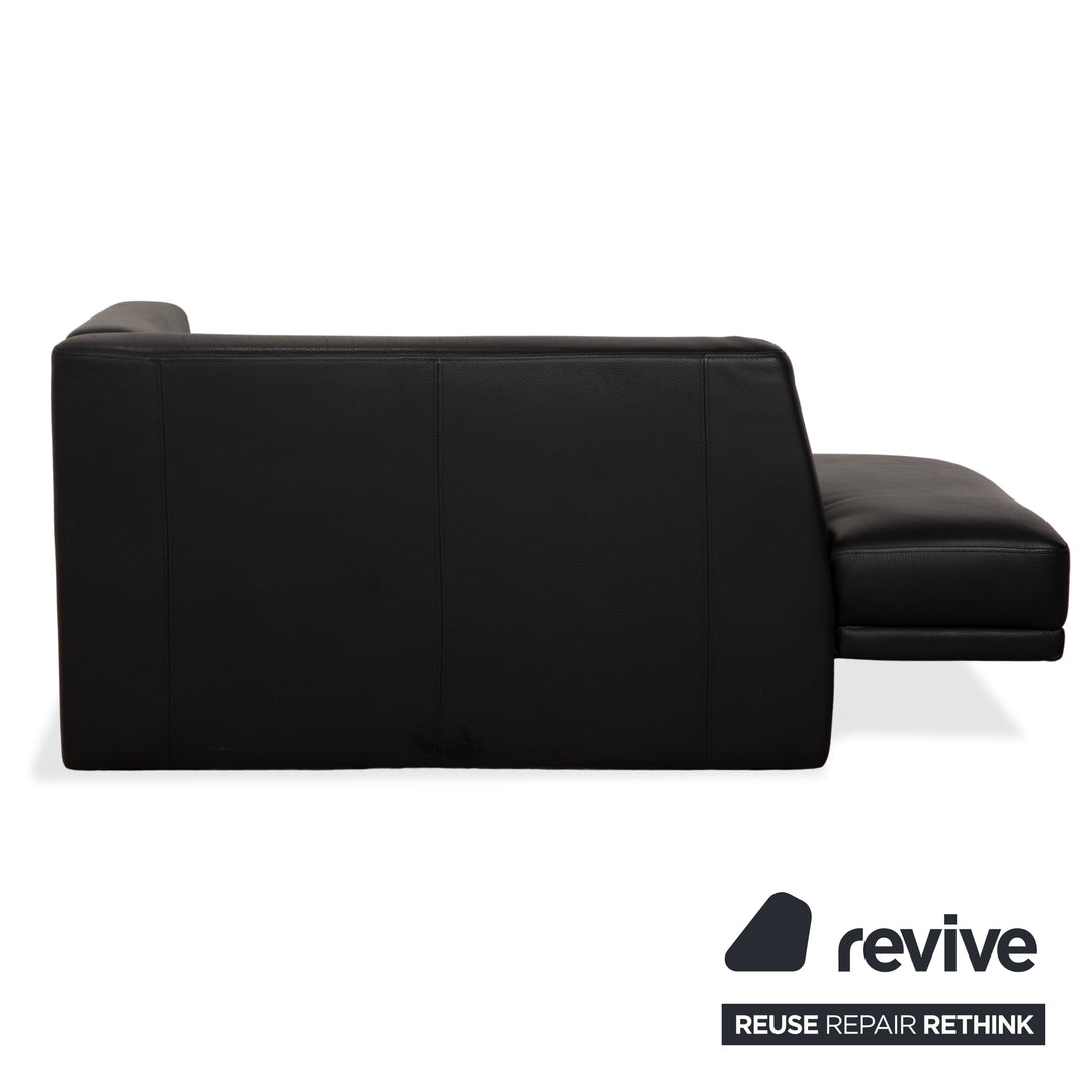 Brühl Visavis Leder Liege Schwarz