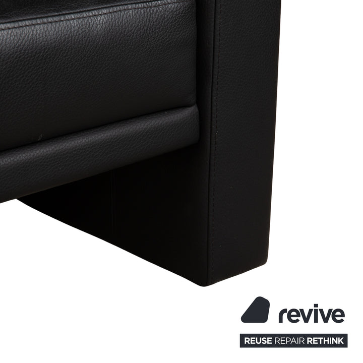 Brühl Visavis Leder Liege Schwarz