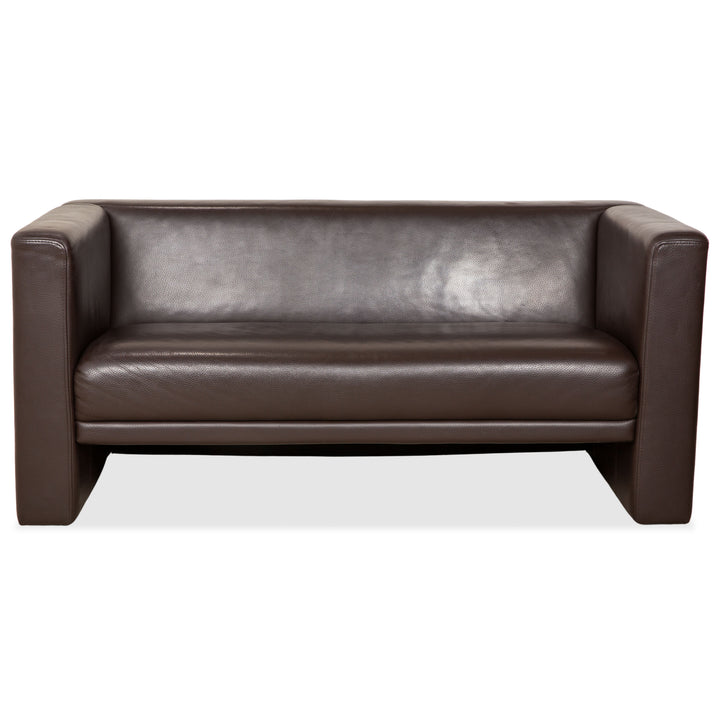 Brühl Visavis Leder Zweisitzer Dunkelbraun Kaffee Sofa Couch