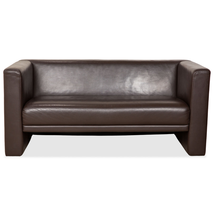 Brühl Visavis Leder Zweisitzer Dunkelbraun Kaffee Sofa Couch