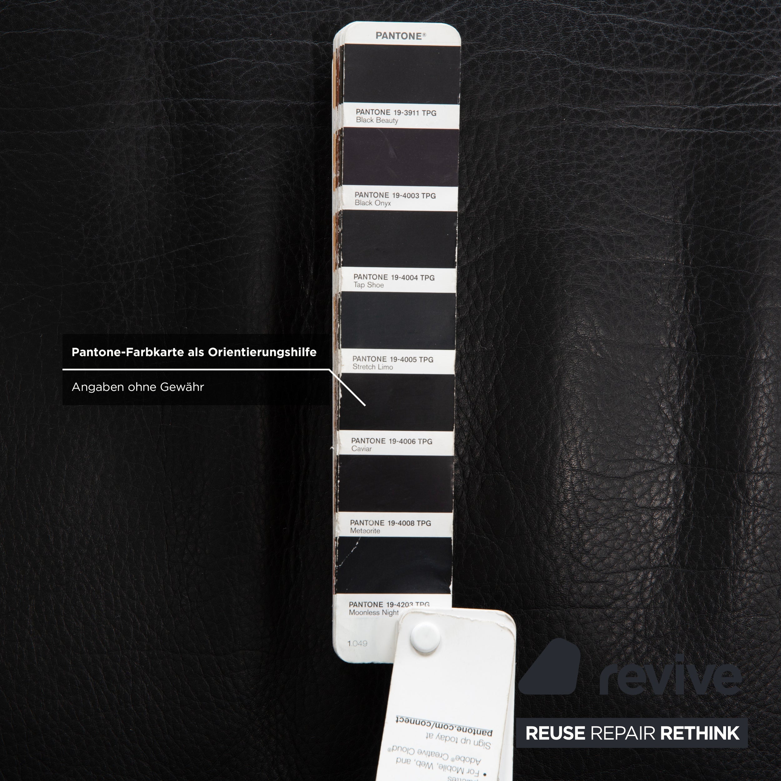 Brühl Visavis Leder Zweisitzer Schwarz Sofa Couch