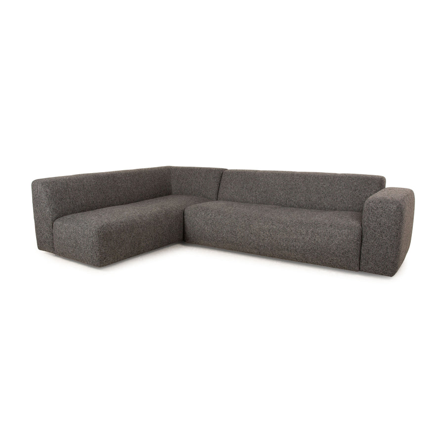 Bullfrog Camp Stoff Ecksofa Grau Recamiere Links Sofa Couch