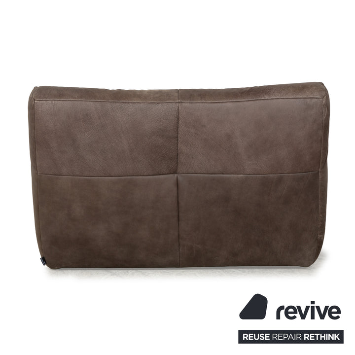 Bullfrog Cayman Leather Lounger Brown Grey