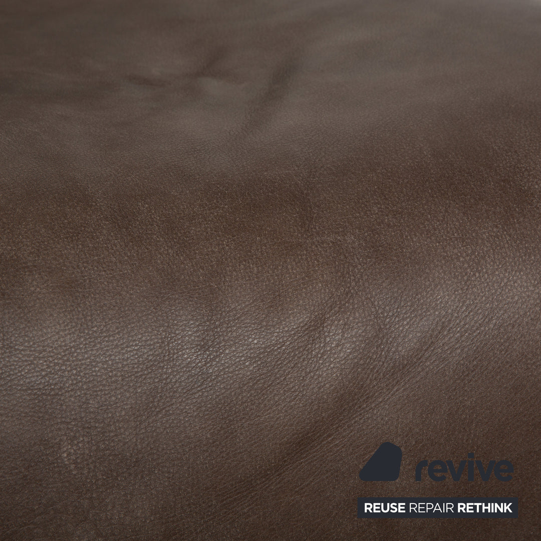 Bullfrog Cayman Leder Liege Braun Grau