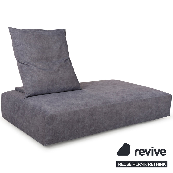 Bullfrog Iwan Fabric Lounger Grey manual function