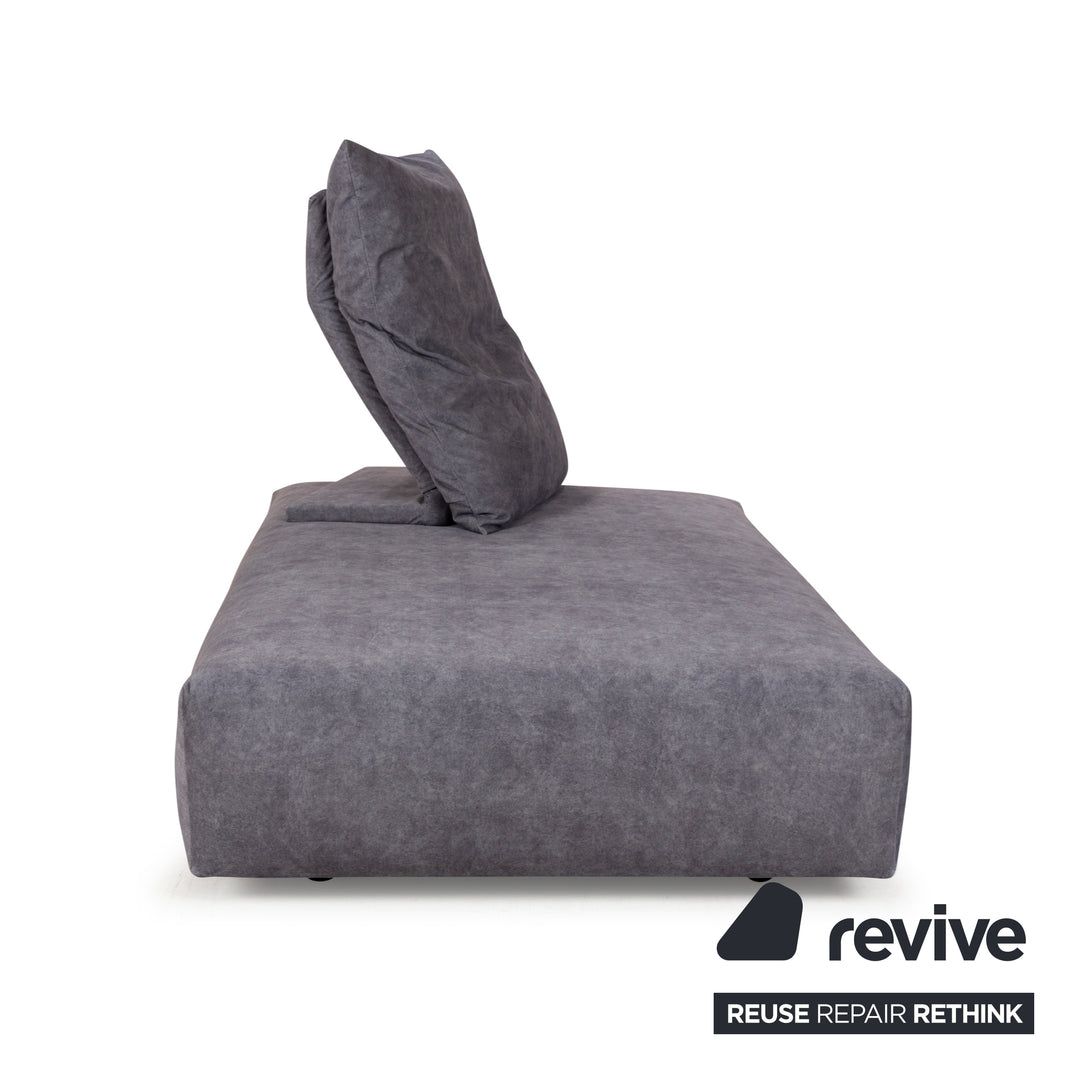 Bullfrog Iwan Fabric Lounger Grey manual function