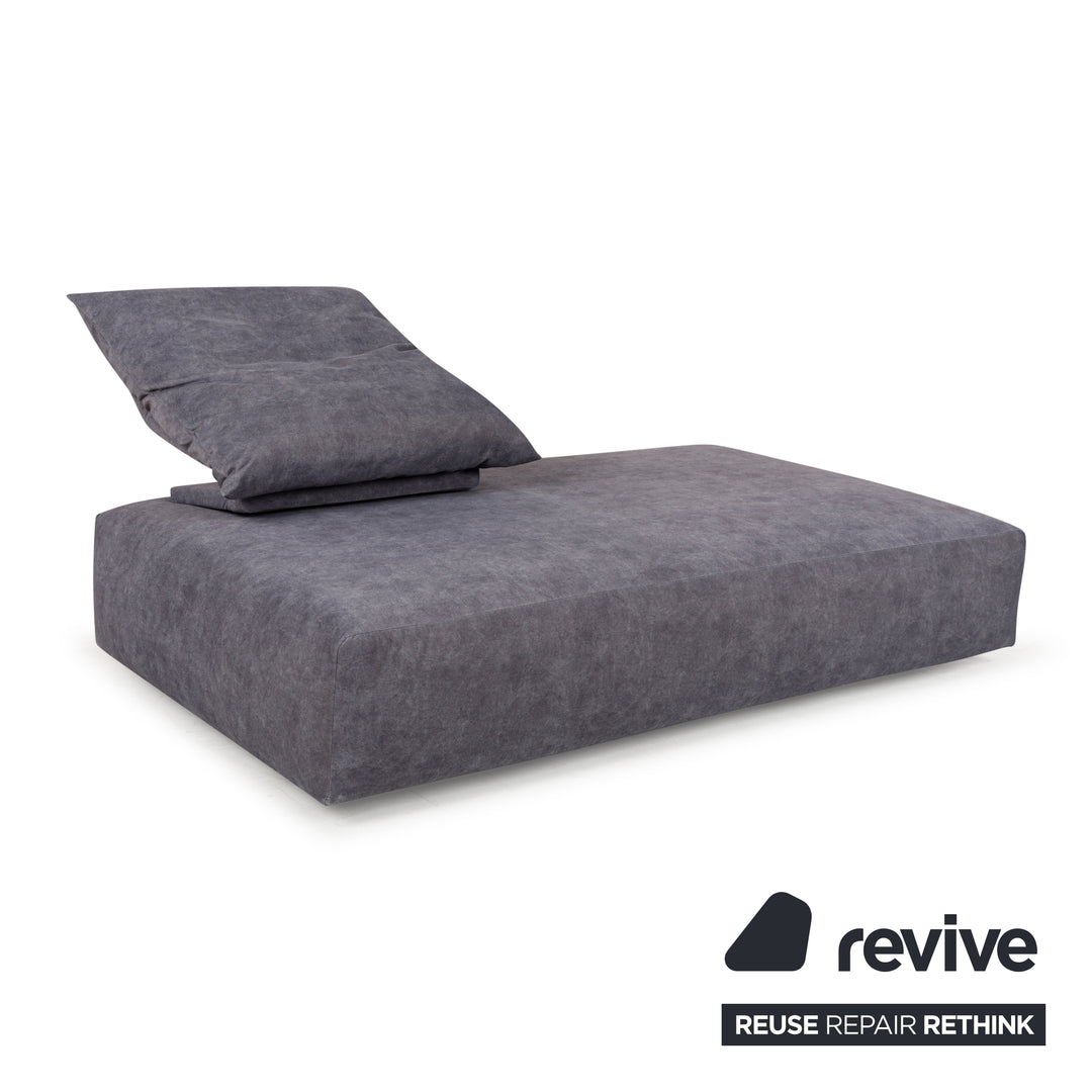 Bullfrog Iwan Fabric Lounger Grey manual function