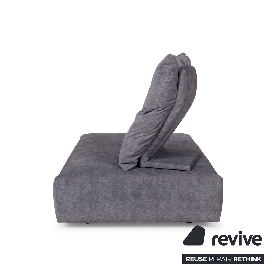 Bullfrog Iwan Fabric Lounger Grey manual function