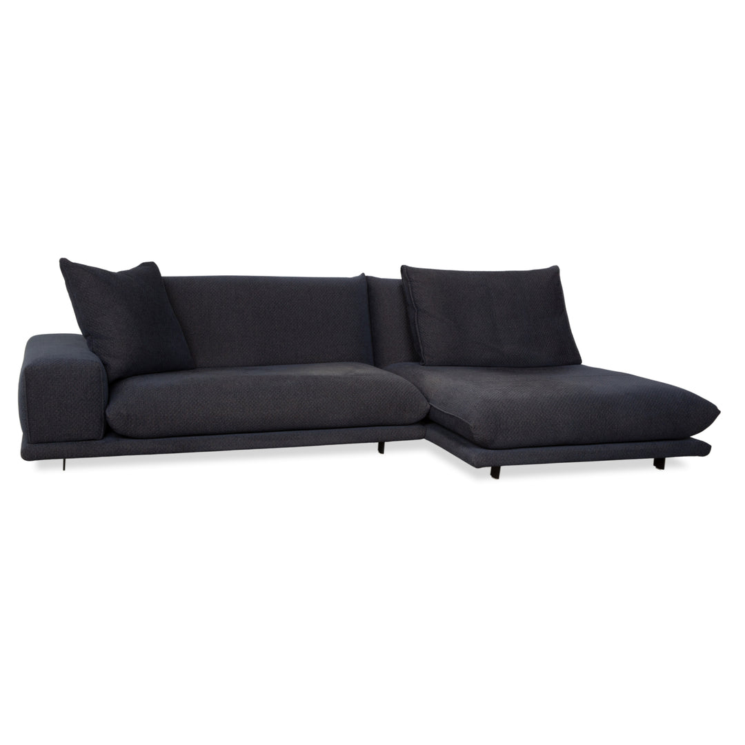Bullfrog Zaza Stoff Ecksofa Dunkelblau Sofa Couch elektrische Funktion