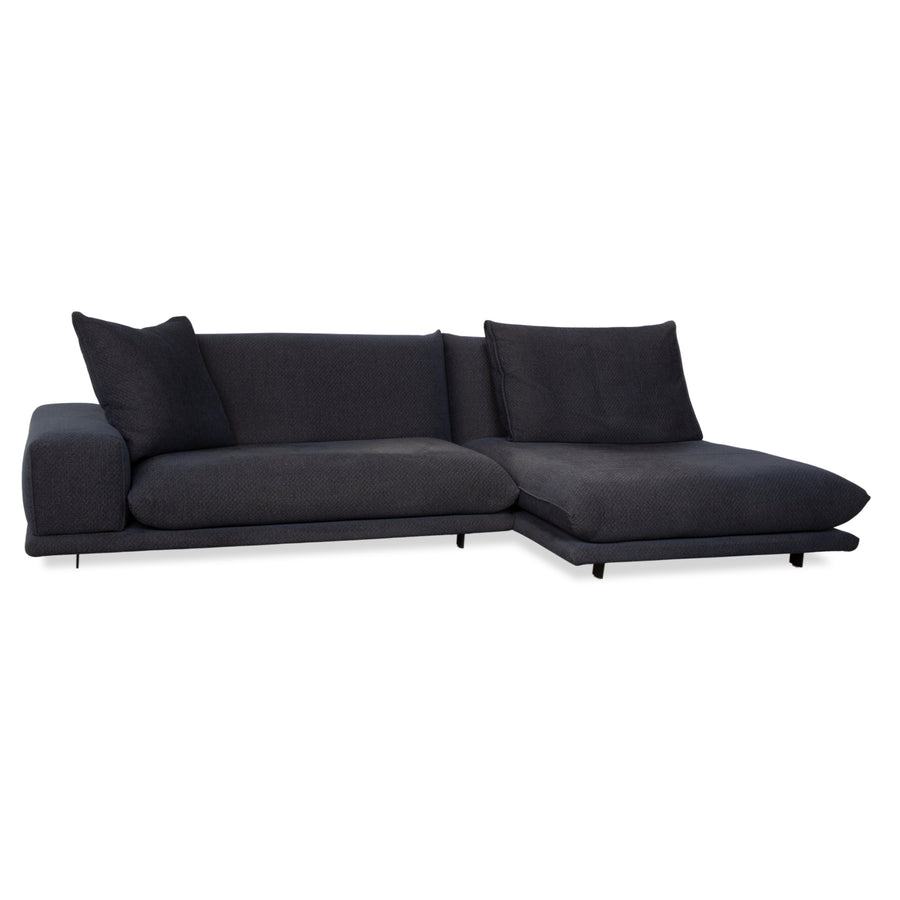 Bullfrog Zaza stof hjørnesofa mørkeblå sofa sofa elektrisk funktion