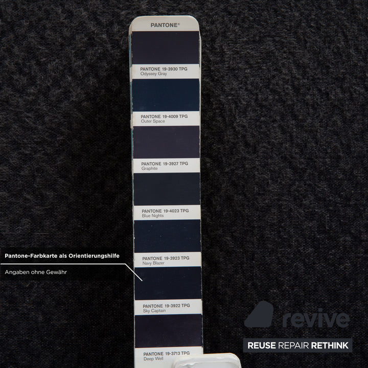 Bullfrog Zaza Stoff Ecksofa Dunkelblau Sofa Couch elektrische Funktion