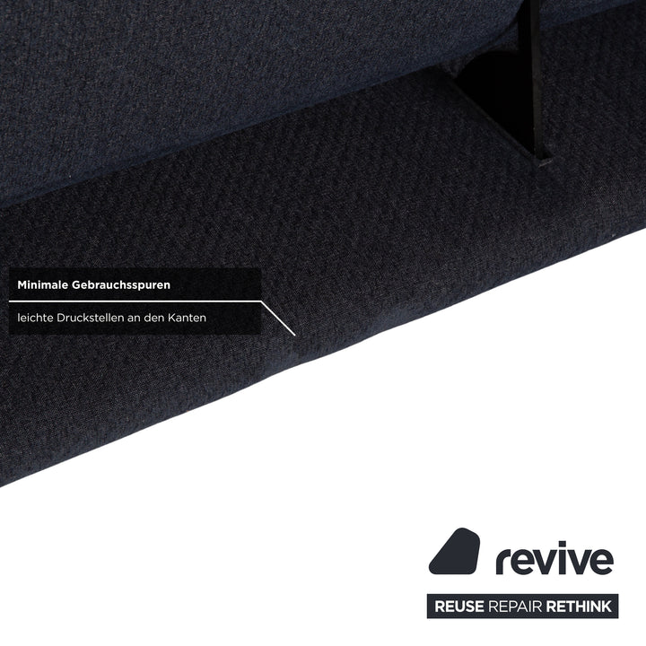 Bullfrog Zaza Stoff Ecksofa Dunkelblau Sofa Couch elektrische Funktion