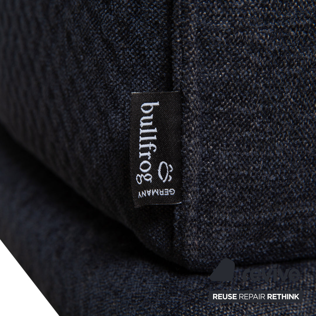 Bullfrog Zaza Stoff Ecksofa Dunkelblau Sofa Couch elektrische Funktion