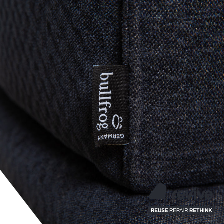 Bullfrog Zaza Stoff Ecksofa Dunkelblau Sofa Couch elektrische Funktion