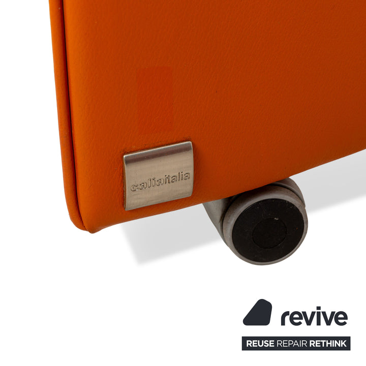 Calia Leder Sessel Orange