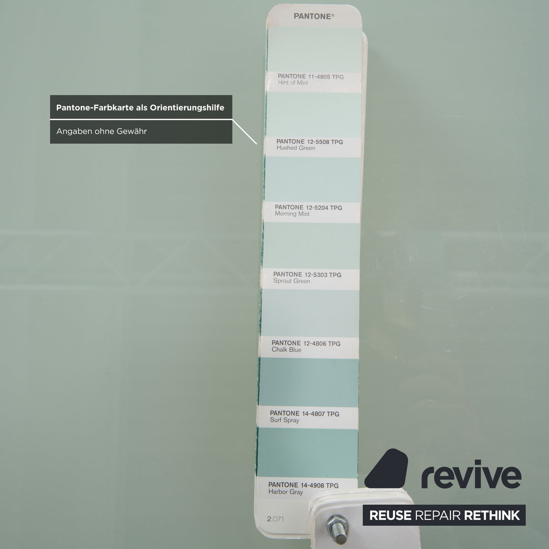 Table de salle à manger en verre Calligaris argentée, 110 x 70 x 76 cm