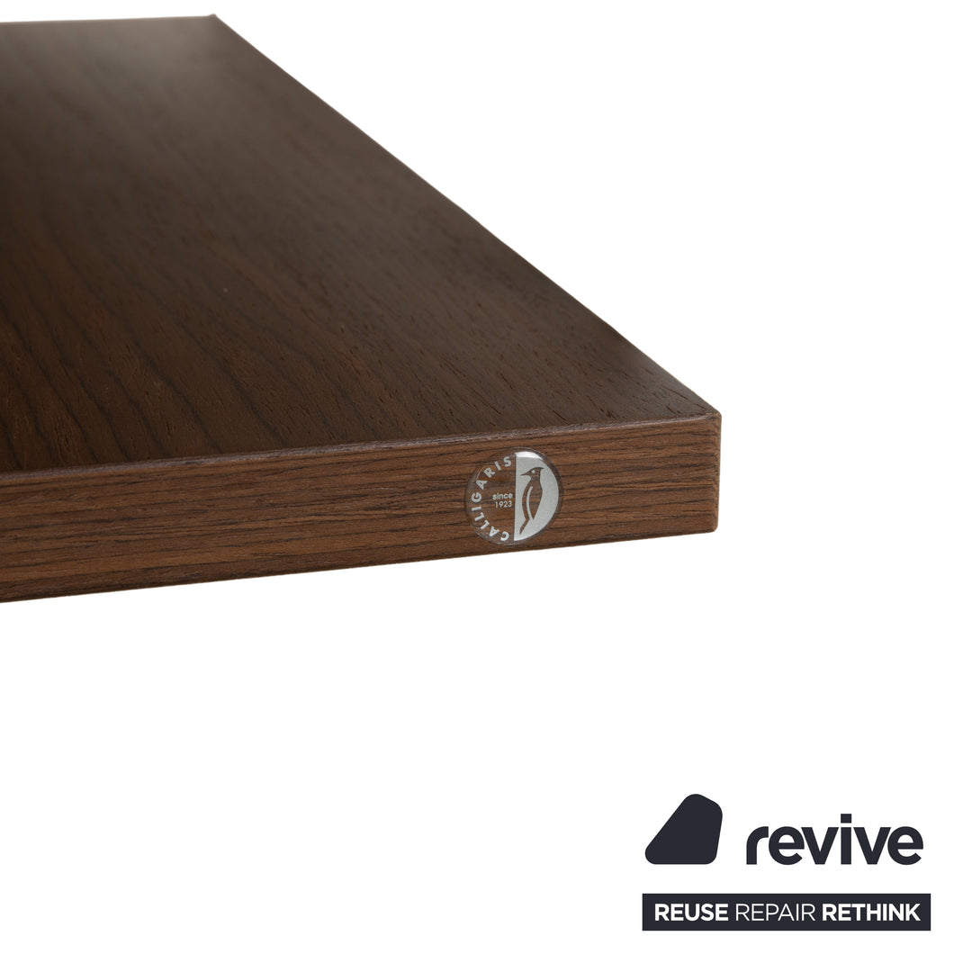 Calligaris Layers Holz Schreibtisch Weiß Braun Home Office