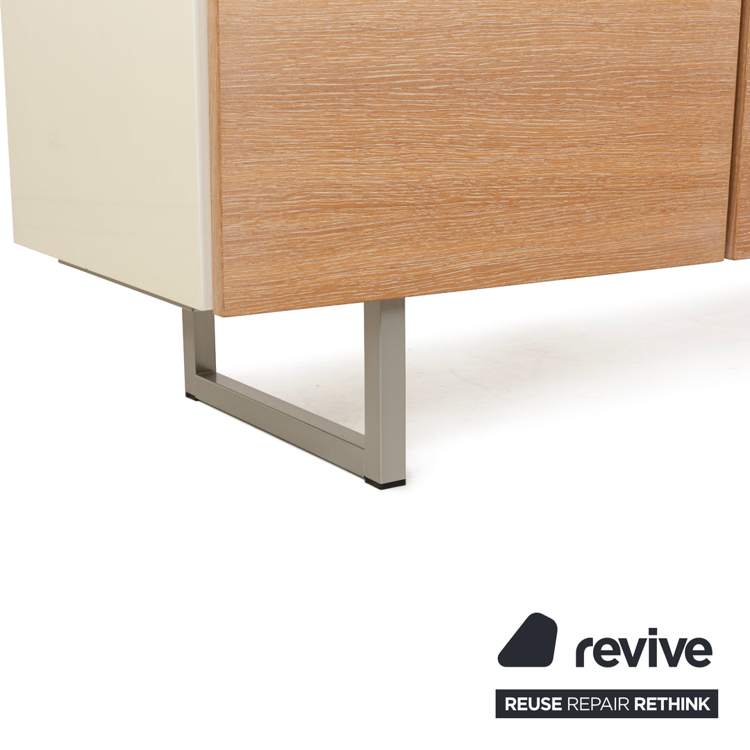 Calligaris Sipario Holz Sideboard Braun Creme