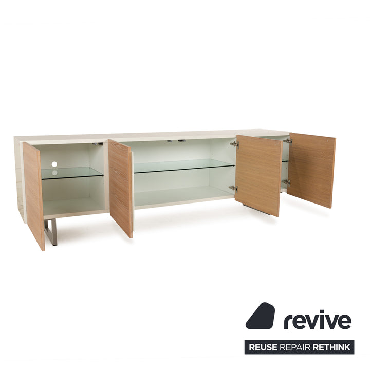 Calligaris Sipario Holz Sideboard Braun Creme
