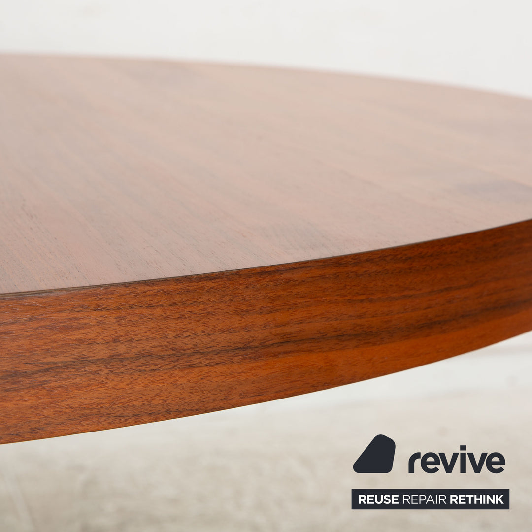 Calligaris Tivoli Holz Tisch Braun Nussbaum Ausziehfunktion 129-190 x 129 x 76 cm