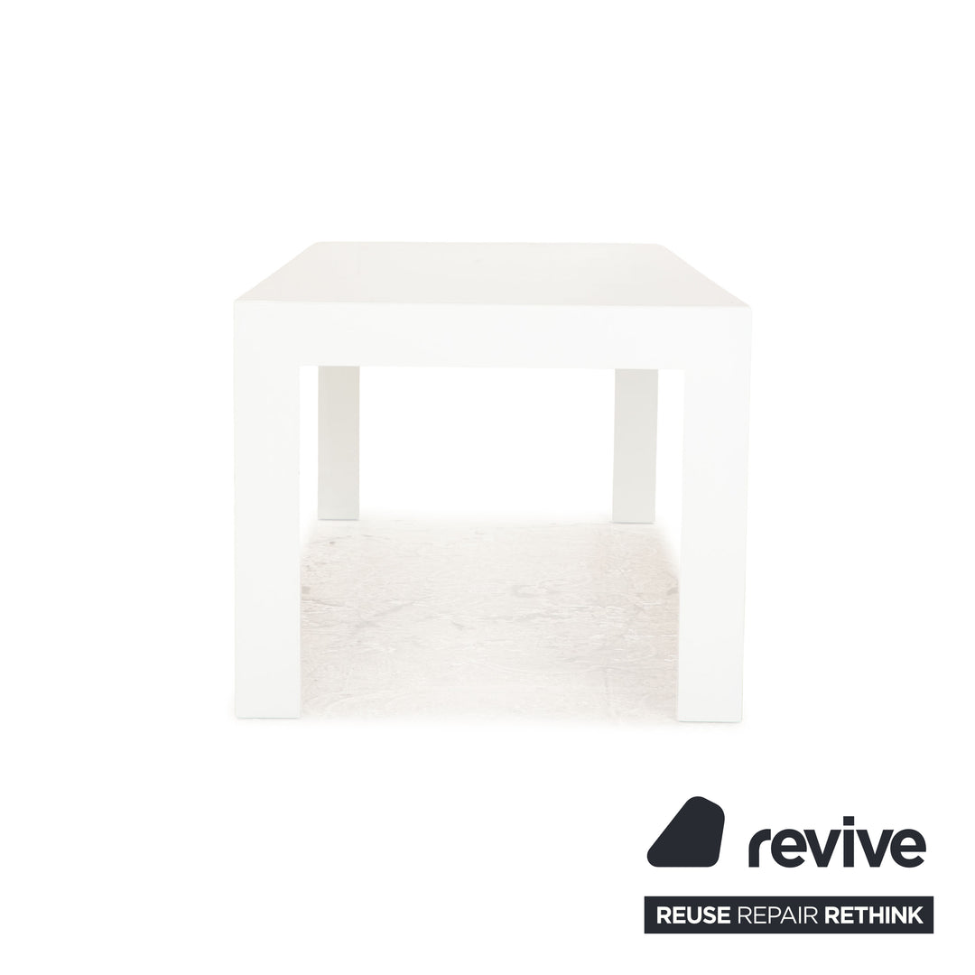 Table à manger Cappellini Gamma en bois blanc par Jasper Morrison 209 x 89 x 75 cm