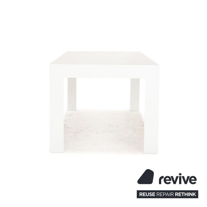Table à manger Cappellini Gamma en bois blanc par Jasper Morrison 209 x 89 x 75 cm