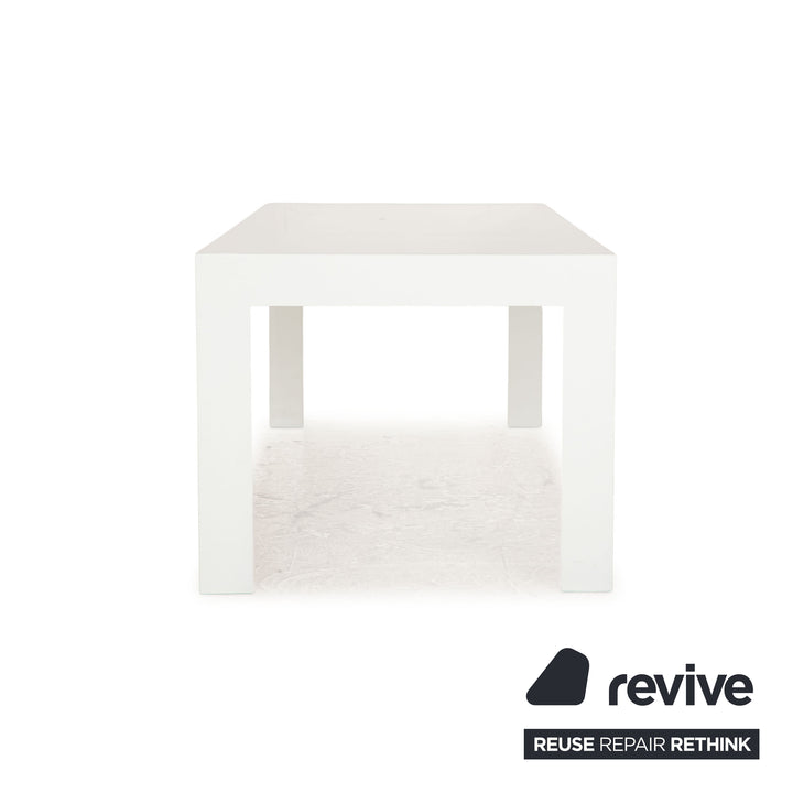 Table à manger Cappellini Gamma en bois blanc par Jasper Morrison 209 x 89 x 75 cm