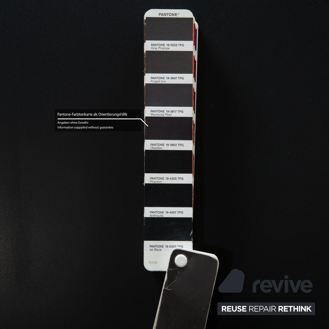 Cappellini Holz Sideboard Anthrazit Grau Chrom Schubladen